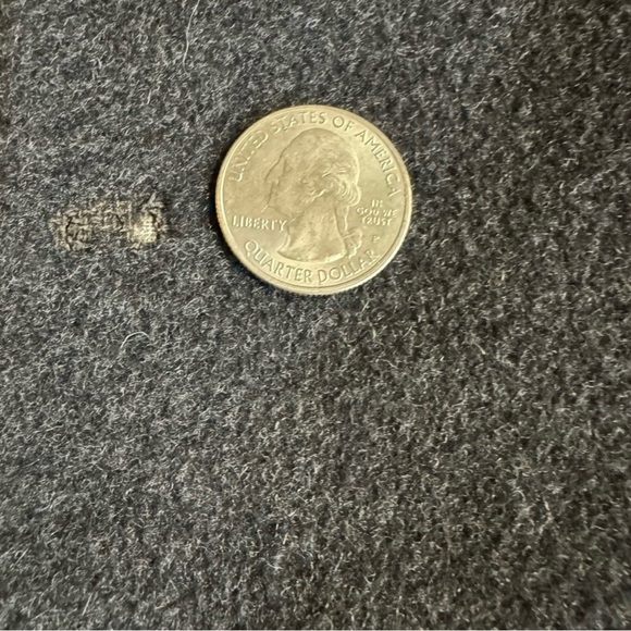 Vtg.Cashmere blend Di Silver woven in Italy heavy gray Winter coat.Size 38 - Picture 7 of 7